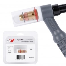 QUARTZSystem - mała soczewka dysza L, wymienne sitko 9/20 [na elektrodę 2.4mm]